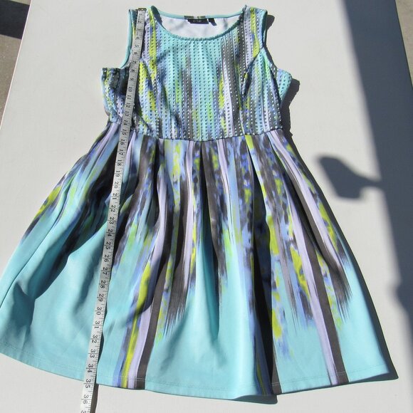 Apt. 9 Women Midi Casual Tank Sleeveless Dress Flowy Skirt with Pockets Size L - Picture 4 of 6